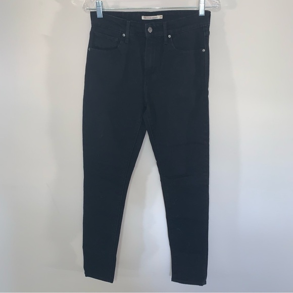 Levi's Black High Rise Skinny Jeans 29 - Picture 1 of 8